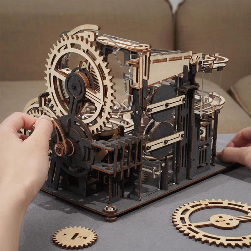 Marble Run 3D Wooden Puzzle DIY Model Kit