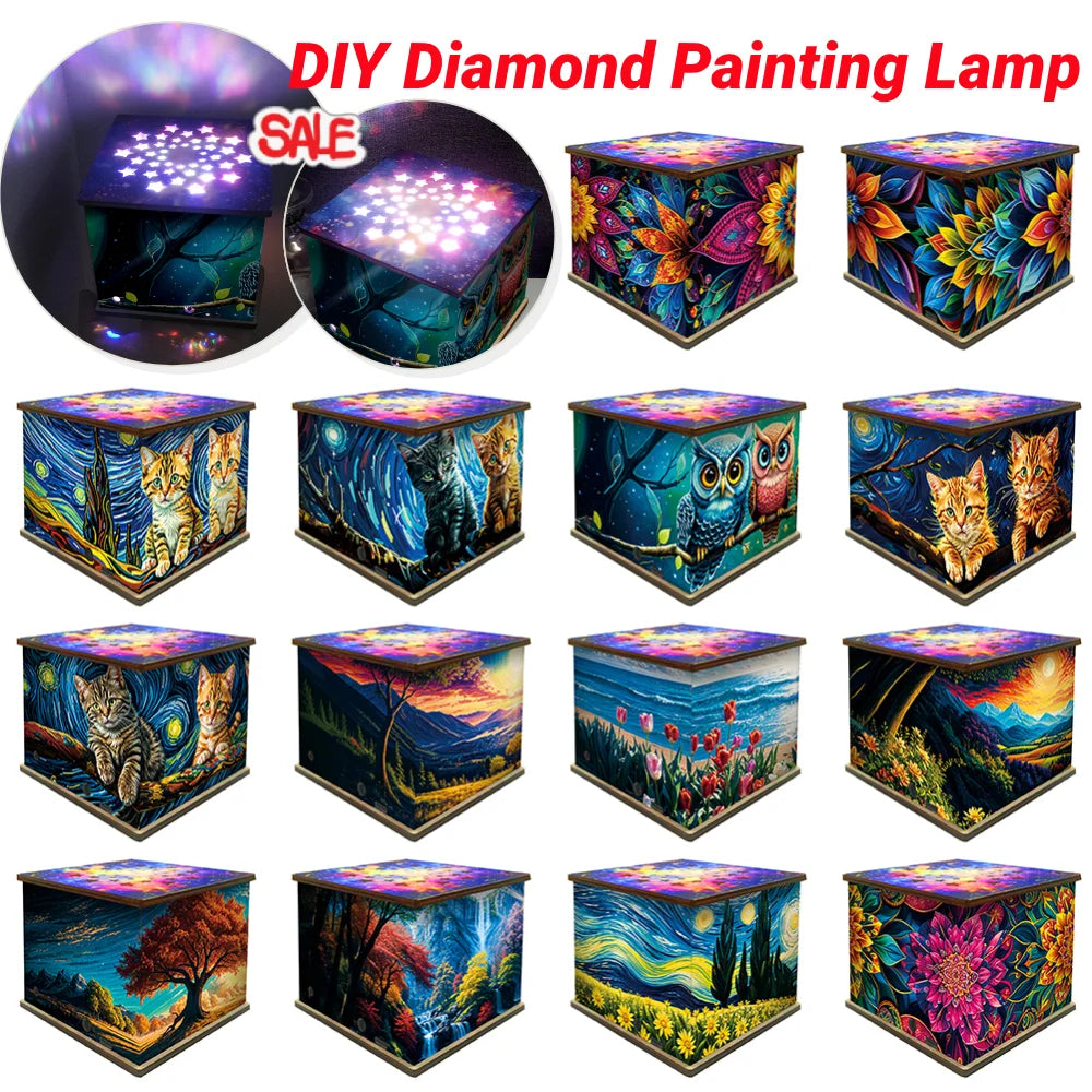Diamond Art Kits LED Night Lamp w/ USB