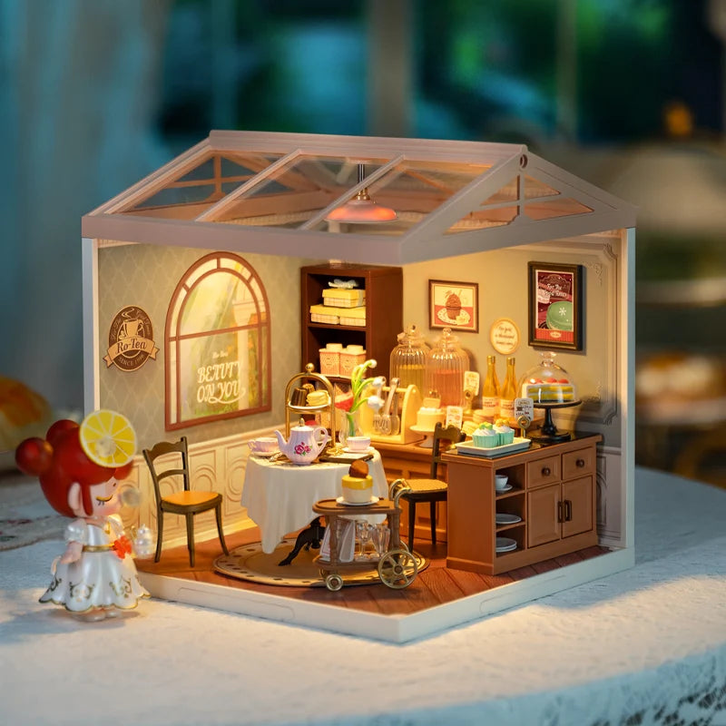 Plastic Dollhouse Building Blocks for Kids