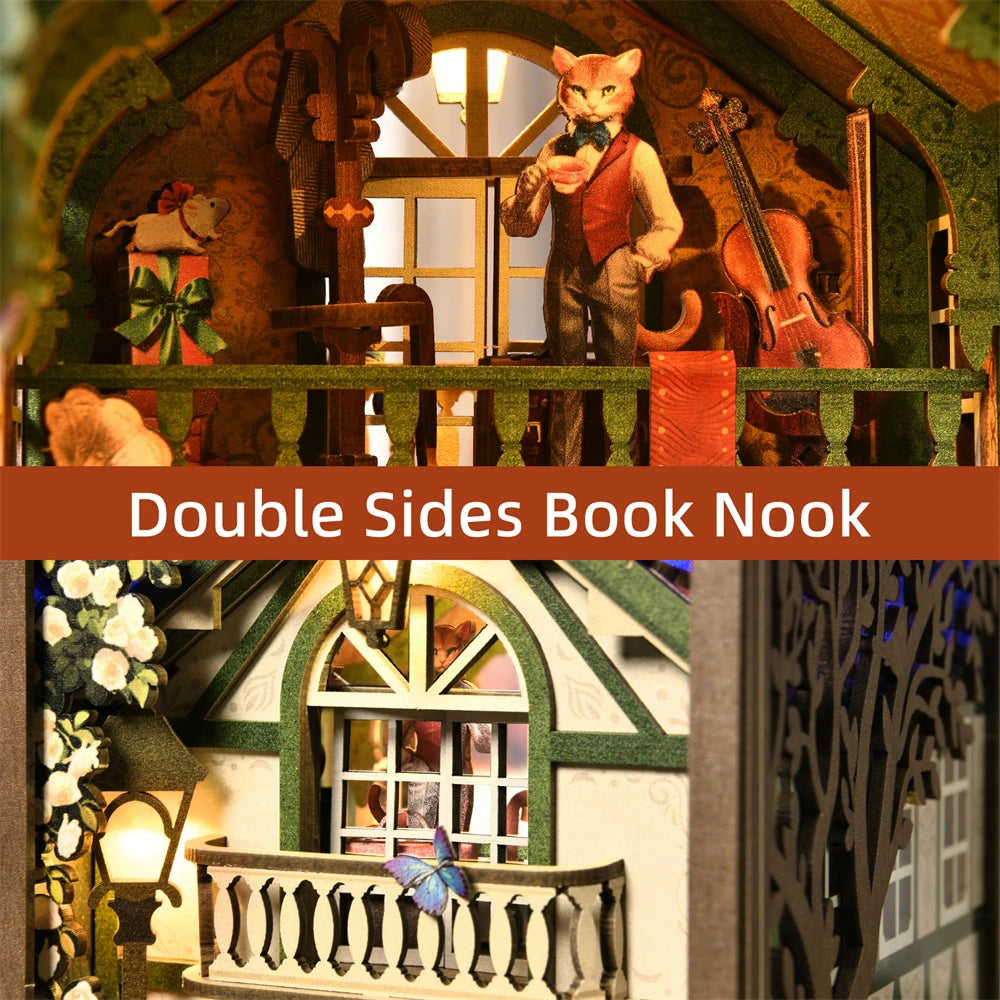 Book Nook Kit The Cat Returns DIY Wooden Puzzle