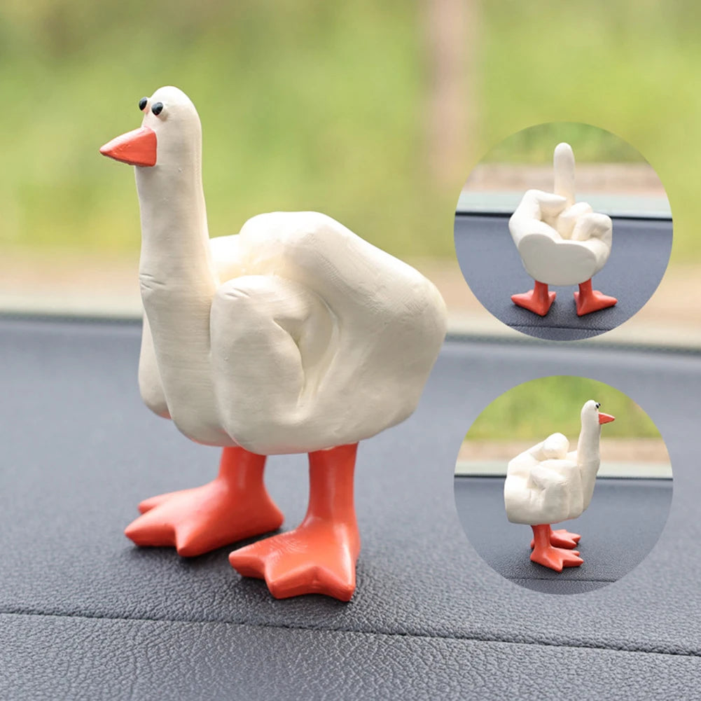 Duck Statue Micro Landscape Figurines