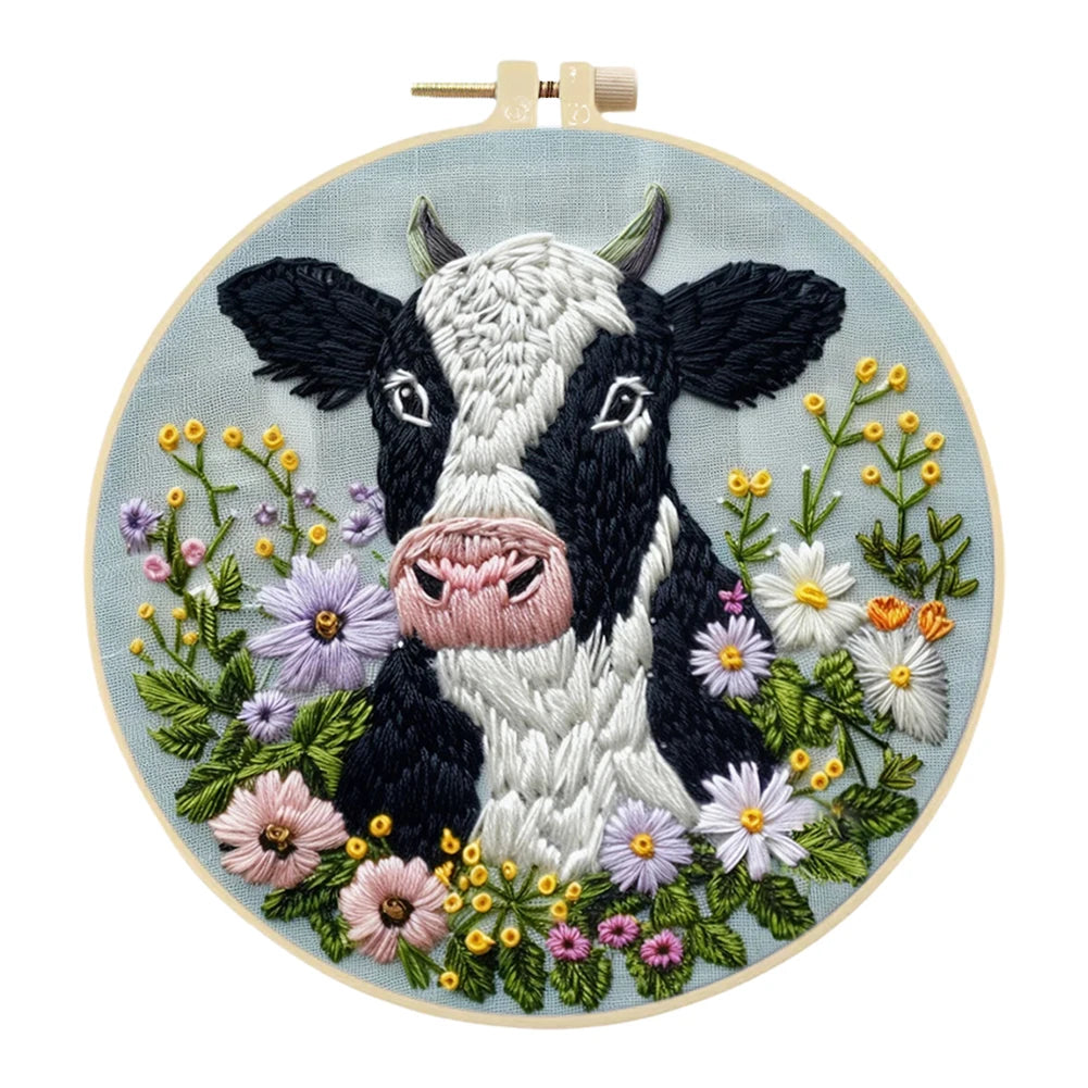Beginner Embroidery Kit with Hoop
