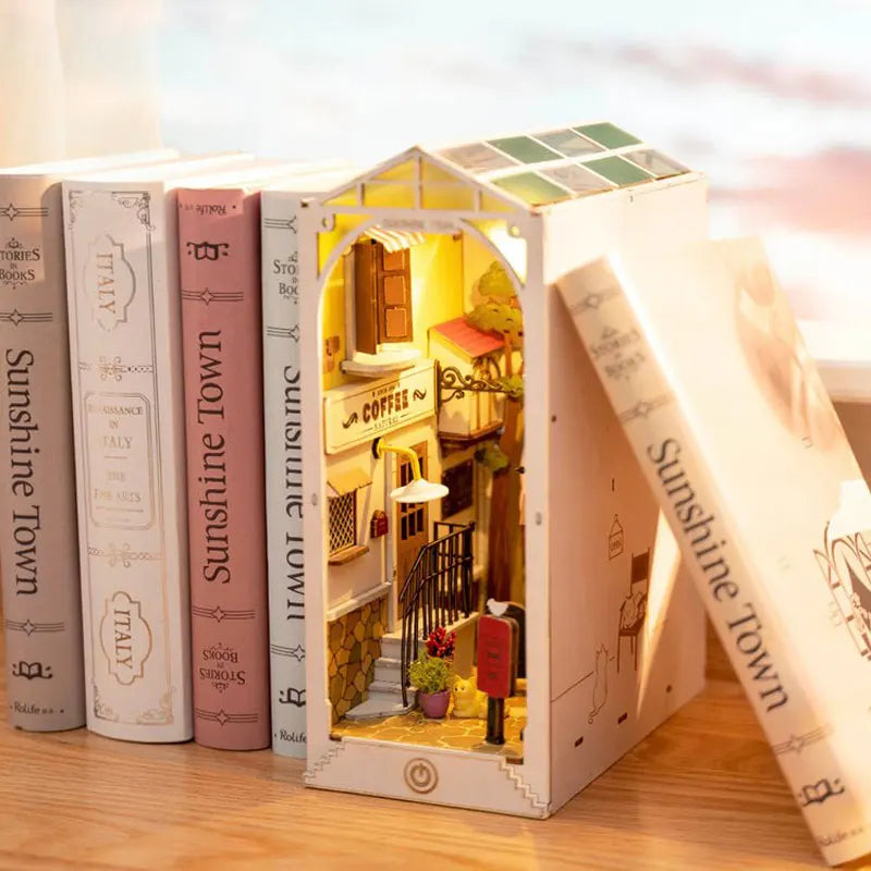 DIY Wooden Miniature Book Nooks