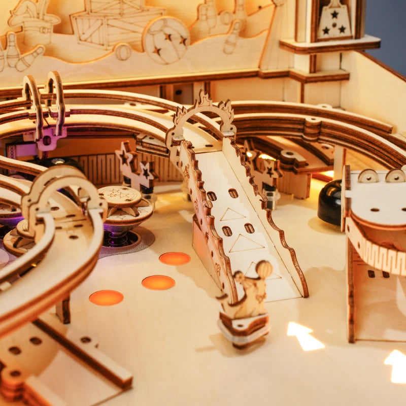 Pinball Machine 3D Wooden Puzzle Building Kit