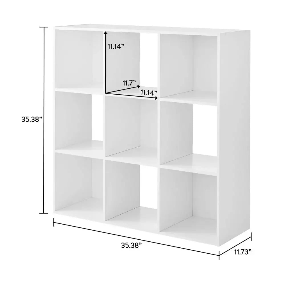 11" White Cube Storage Organizer