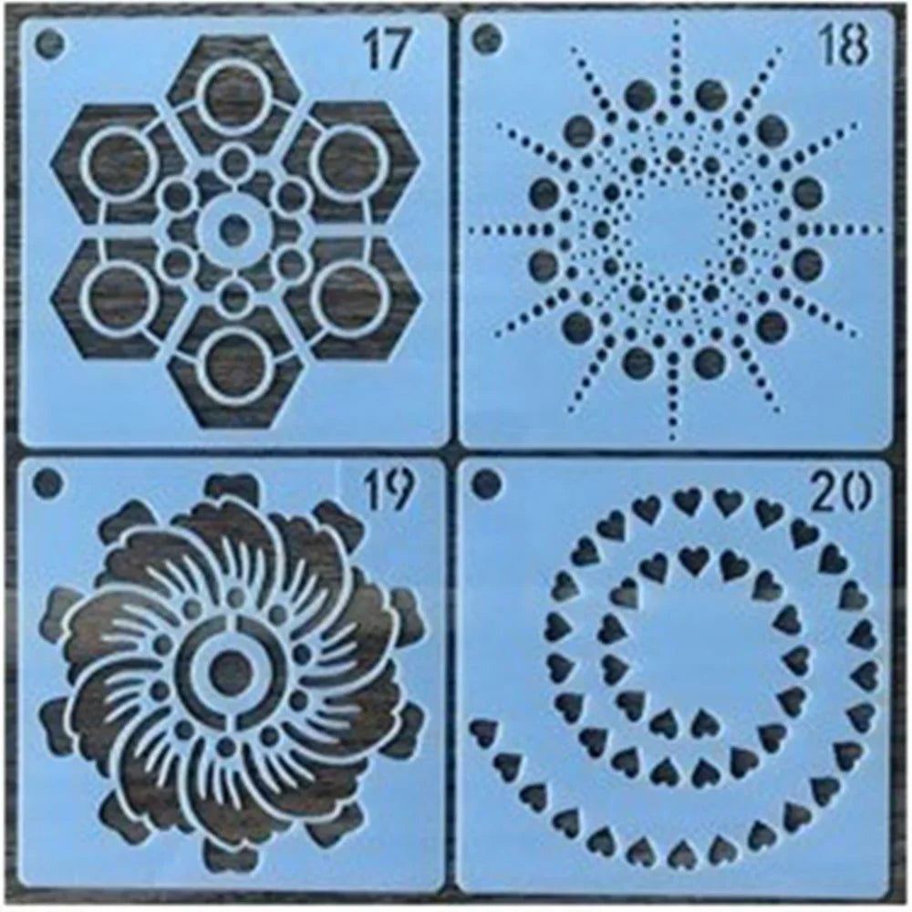 Mandala Stencils for DIY Home Decoration