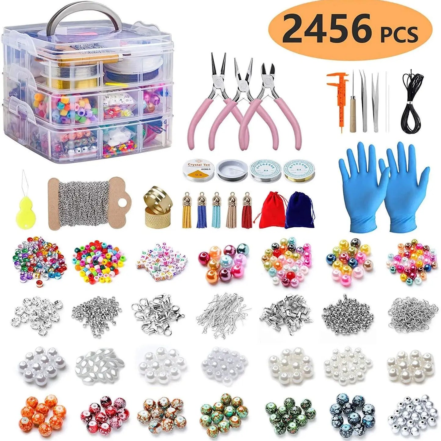 DIY Deluxe Bead Jewelry Making Kit