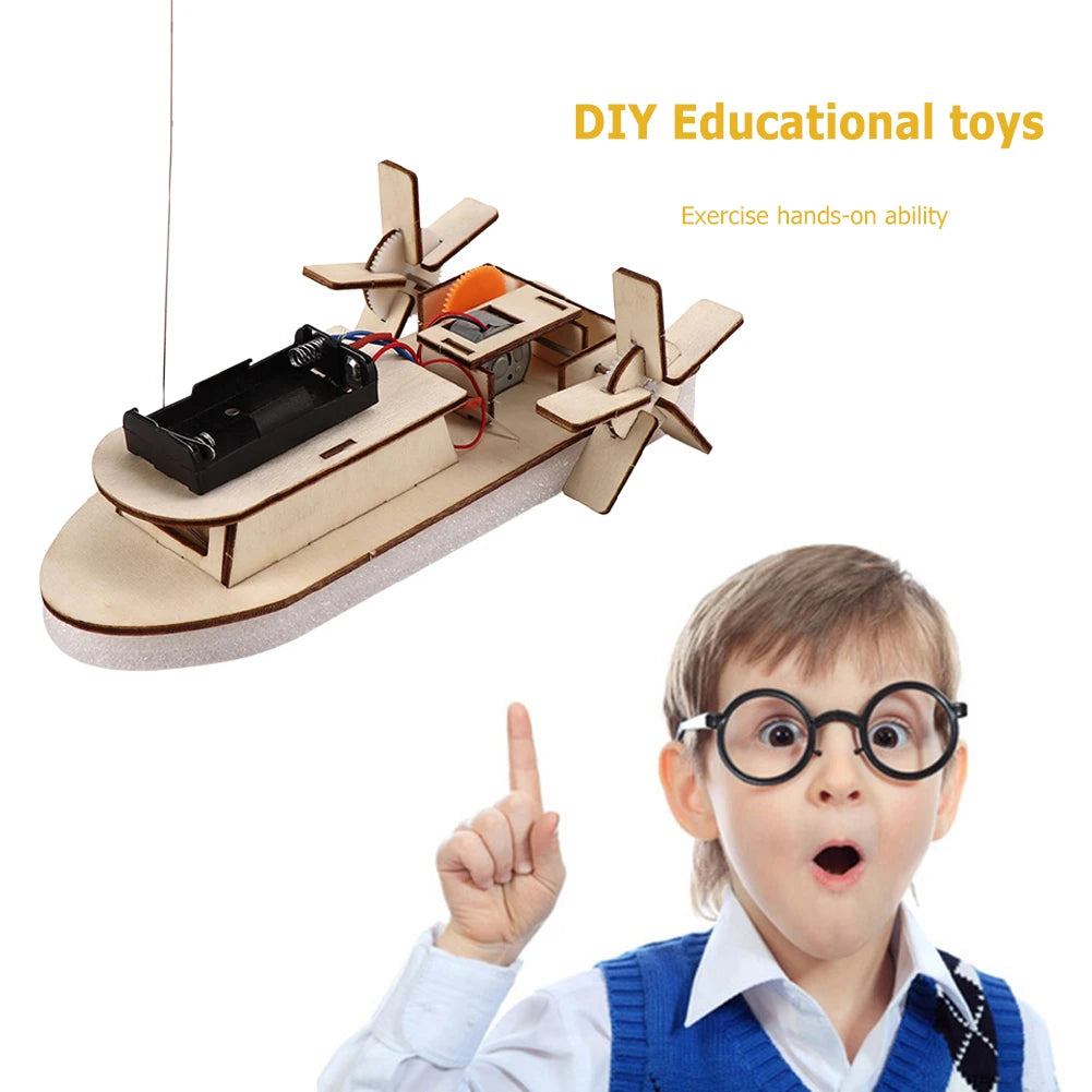 Remote Control DIY Paddle Wheel Ship Model