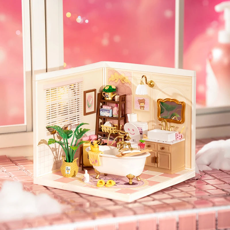 DIY Miniature Dollhouse Kit with Accessories