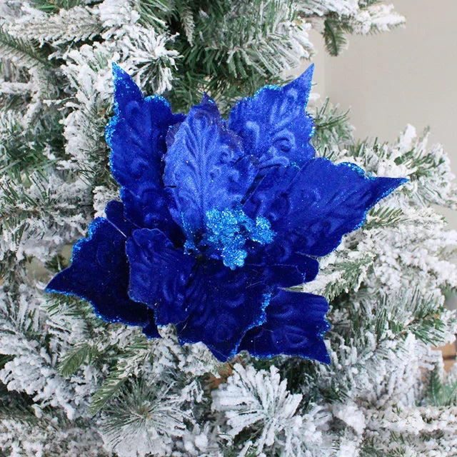 Handmade Glitter Large Artificial Flowers