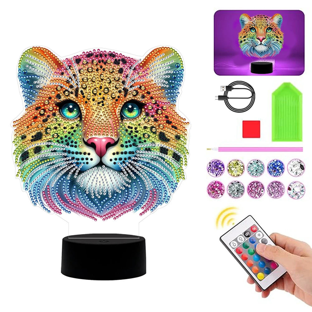 DIY Double Sided 5D Diamond Art Light