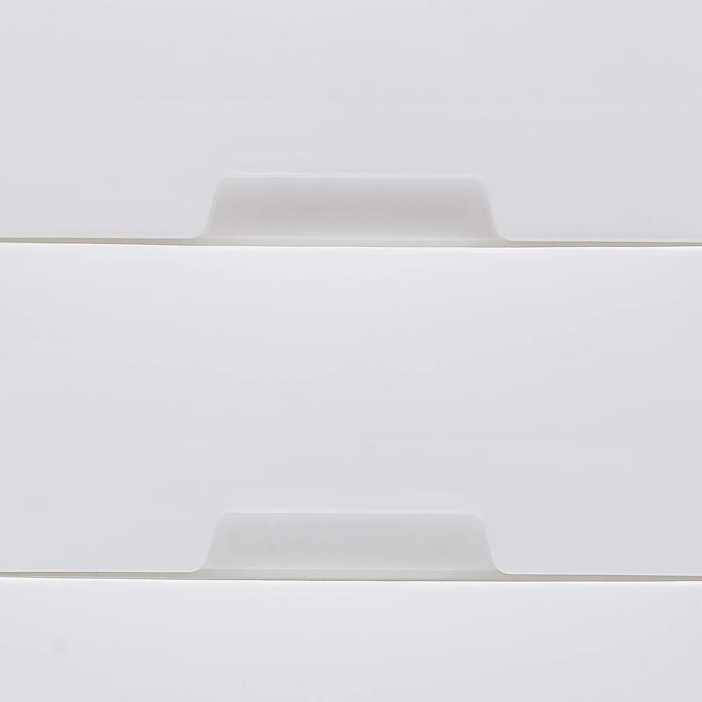 4 Drawer White Plastic Storage Cabinet