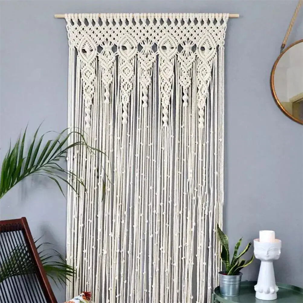 35 x 71 inch Handmade Macrame Curtain