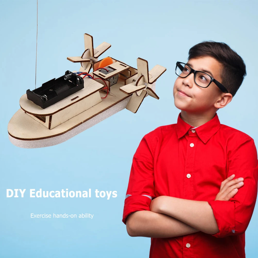 Remote Control DIY Paddle Wheel Ship Model