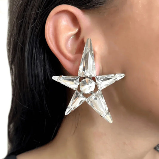 Handmade Star Dangle Earrings