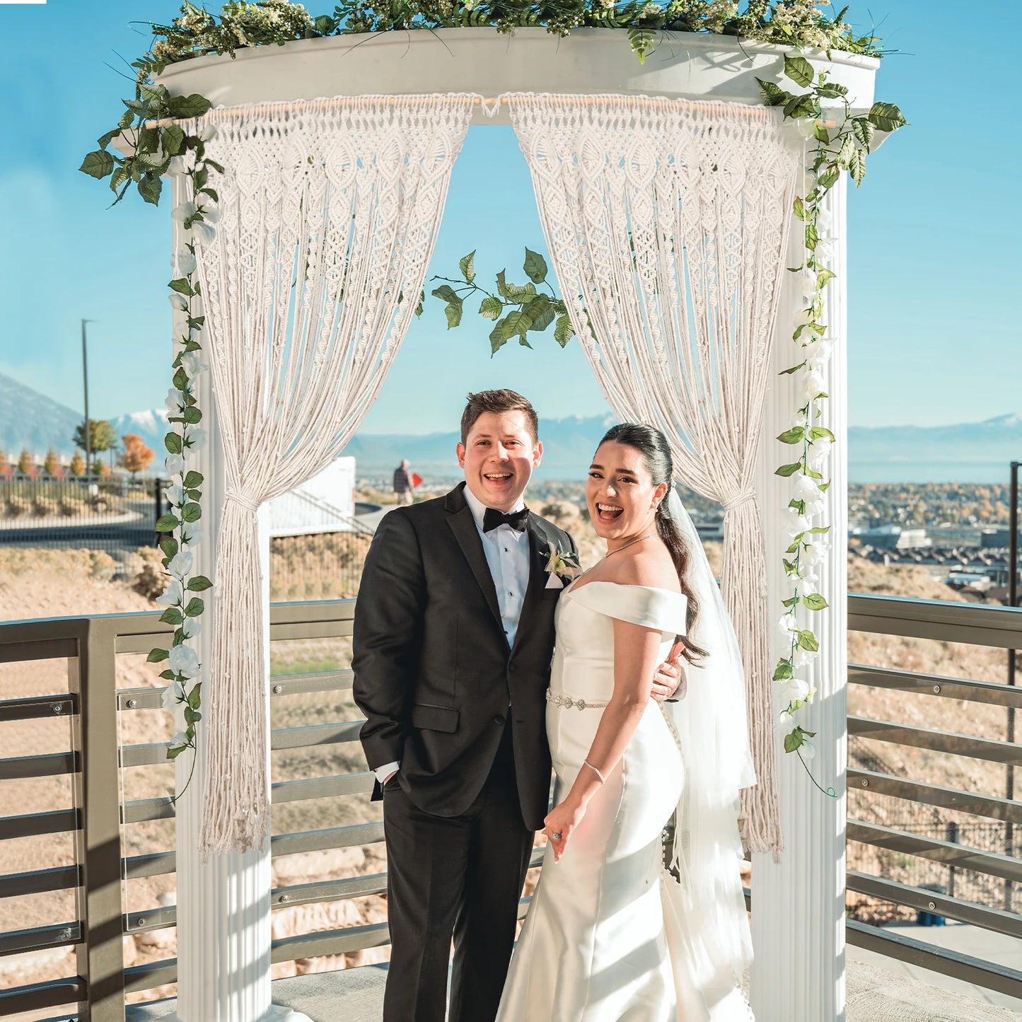 35 x 71 inch Handmade Macrame Curtain