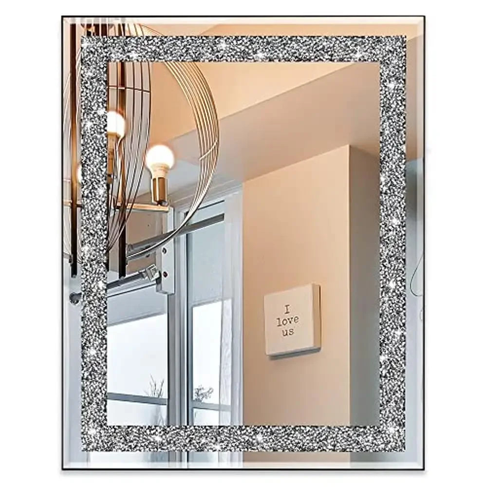 Crystal Crush Diamond  Wall Mirror