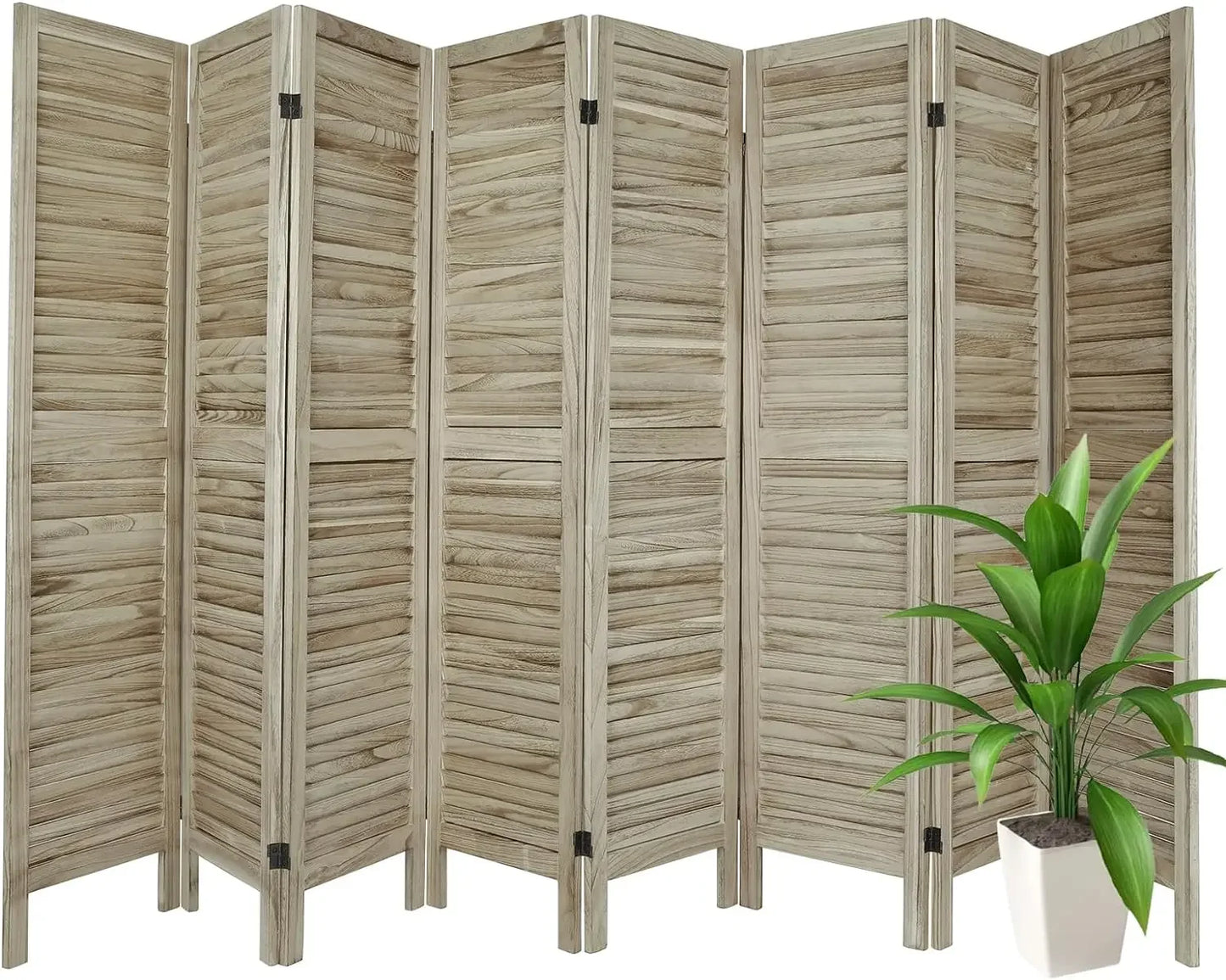 8 Panel Wood Room Divider