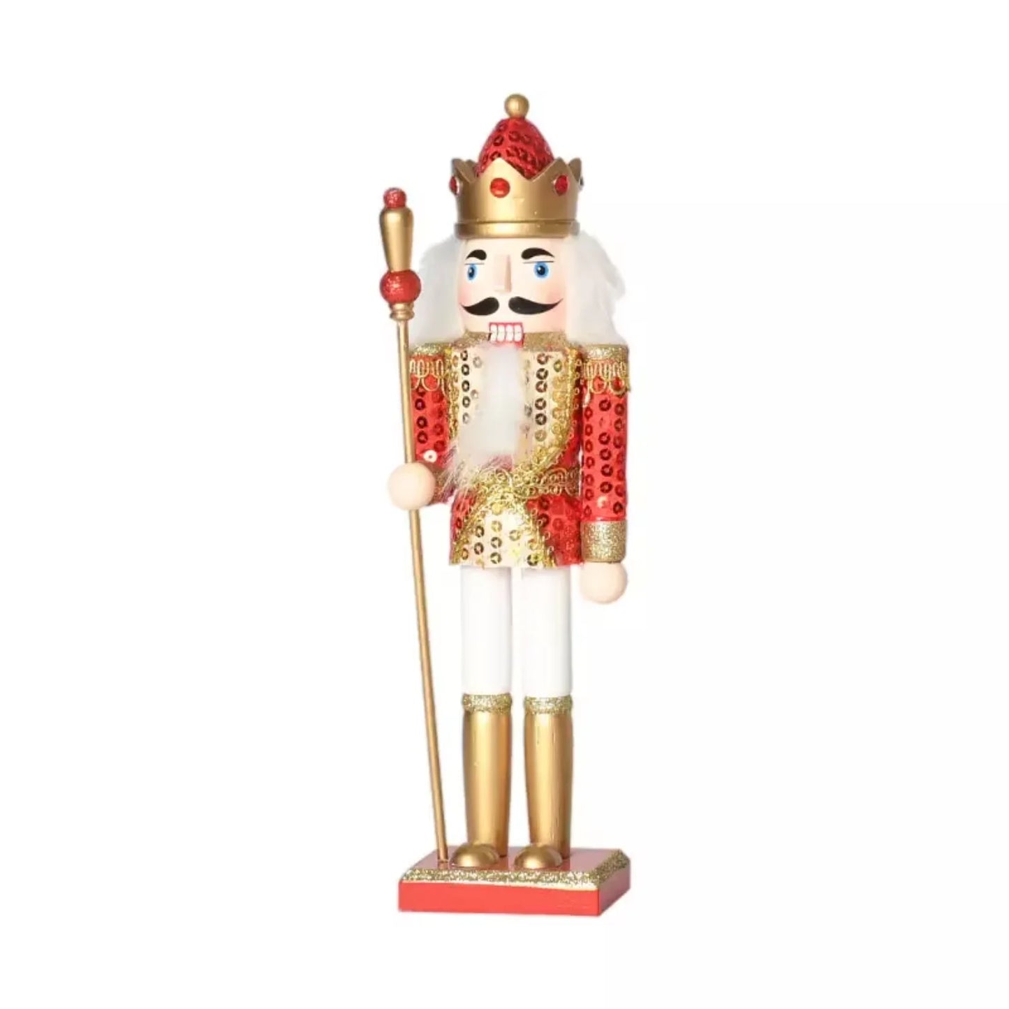 Handmade Classic 12 Inch Wooden Christmas Nutcracker