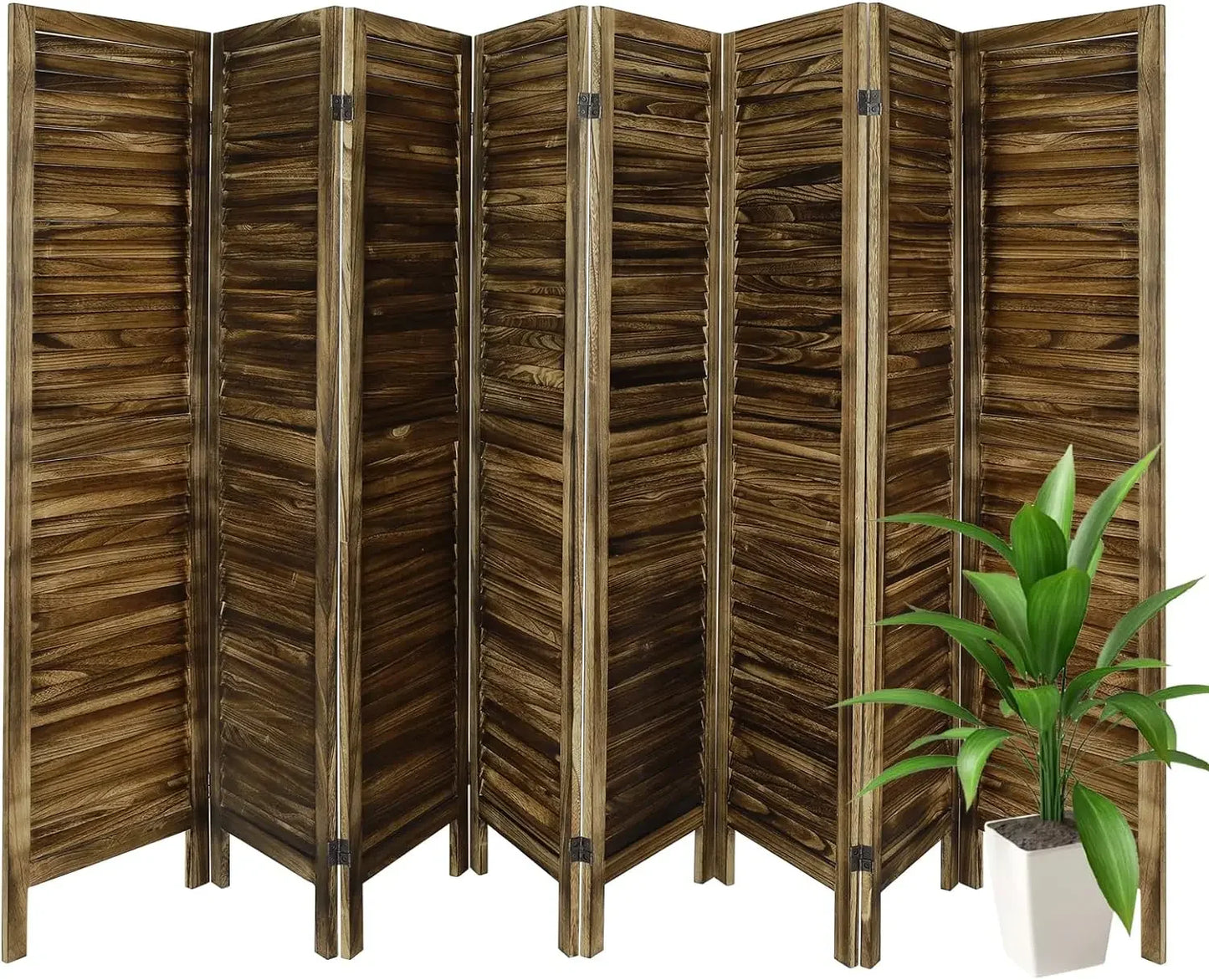8 Panel Wood Room Divider