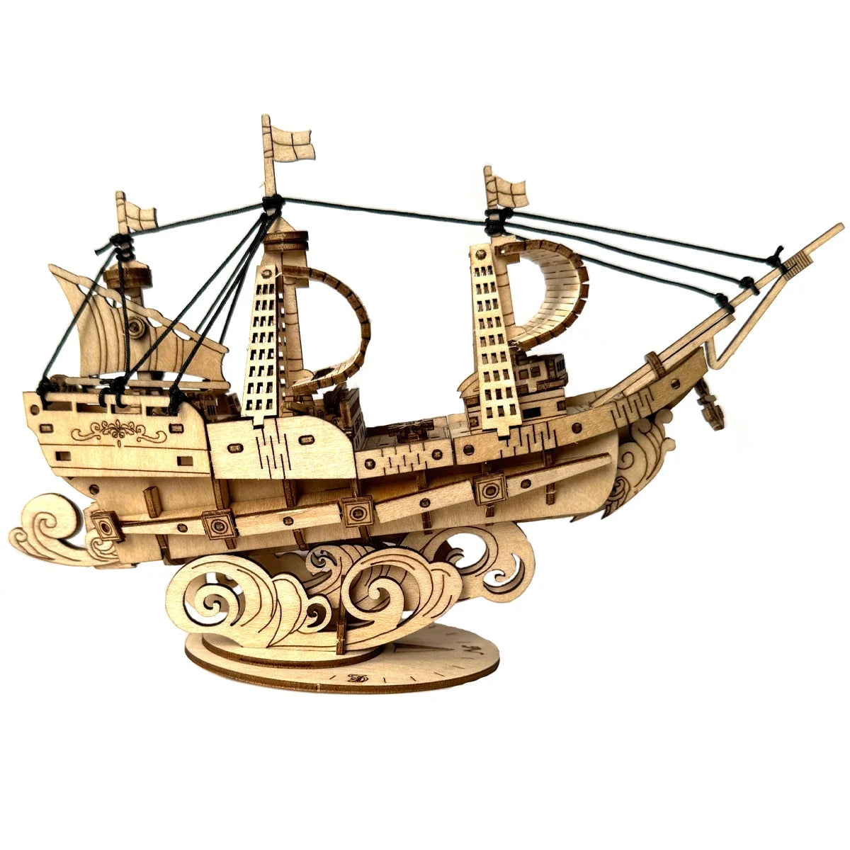 DIY 3D Wooden Puzzle Building Kit