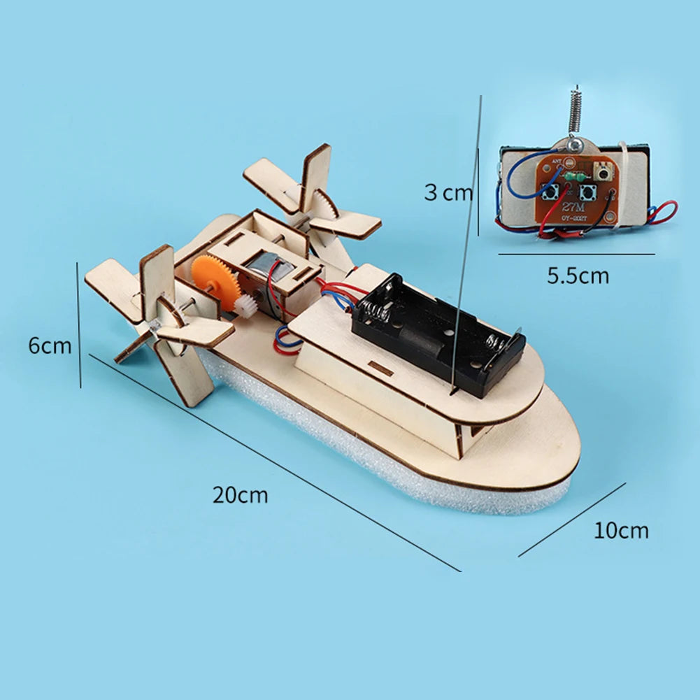 Remote Control DIY Paddle Wheel Ship Model