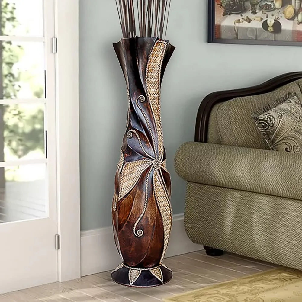 Handmade Tall Corner Vase