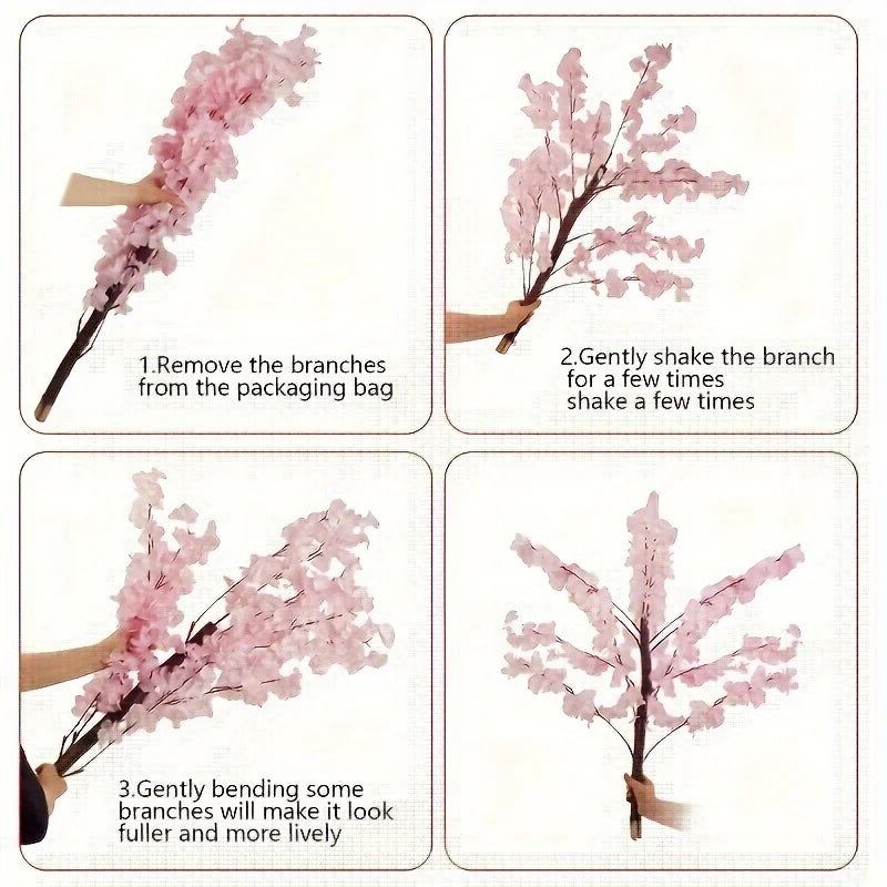 Handmade Cherry Trees Indoor Decor