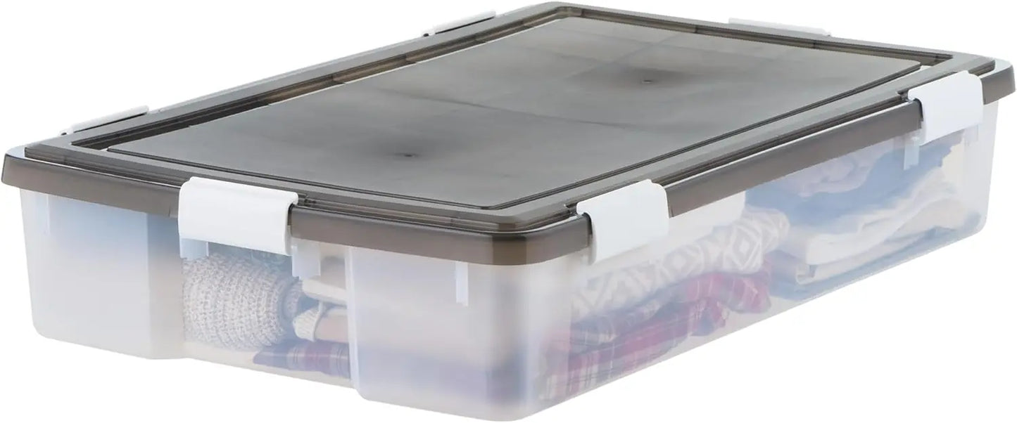 Plastic Storage Bins with Lids