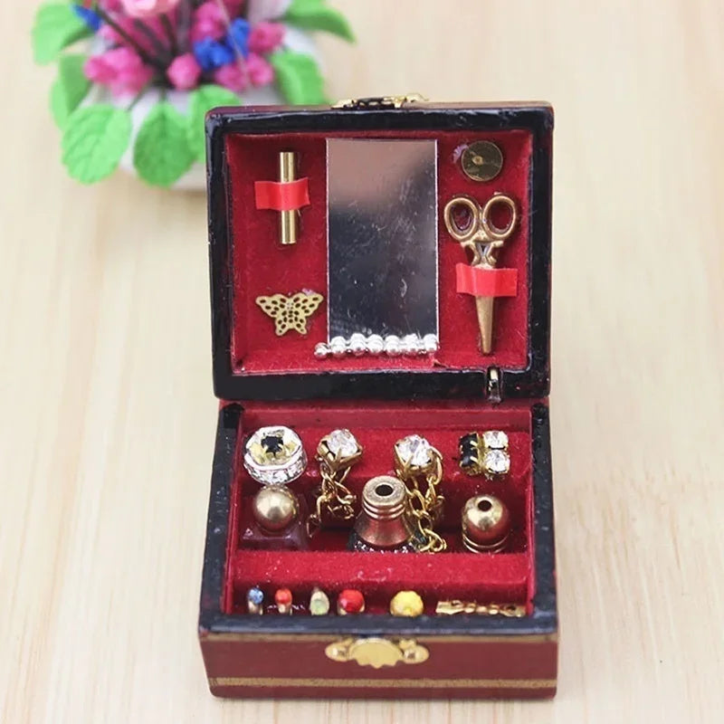 1/12 Doll House Miniature Jewelry Box