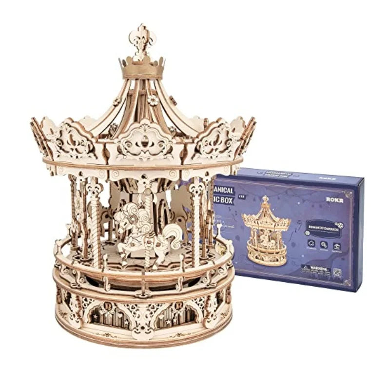 3D Wooden Puzzle Music Box Building Kit