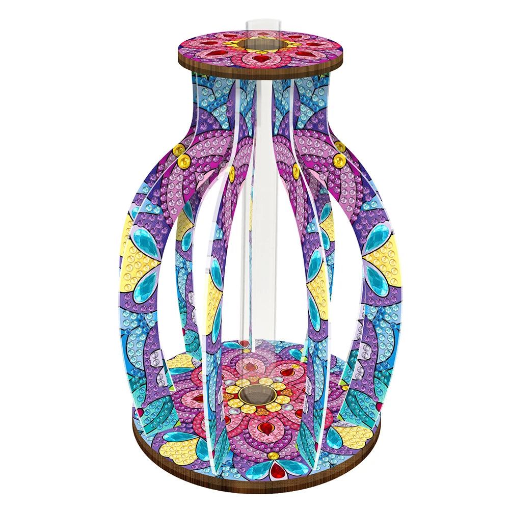 DIY 5D Diamond Art Wood Vase Kit