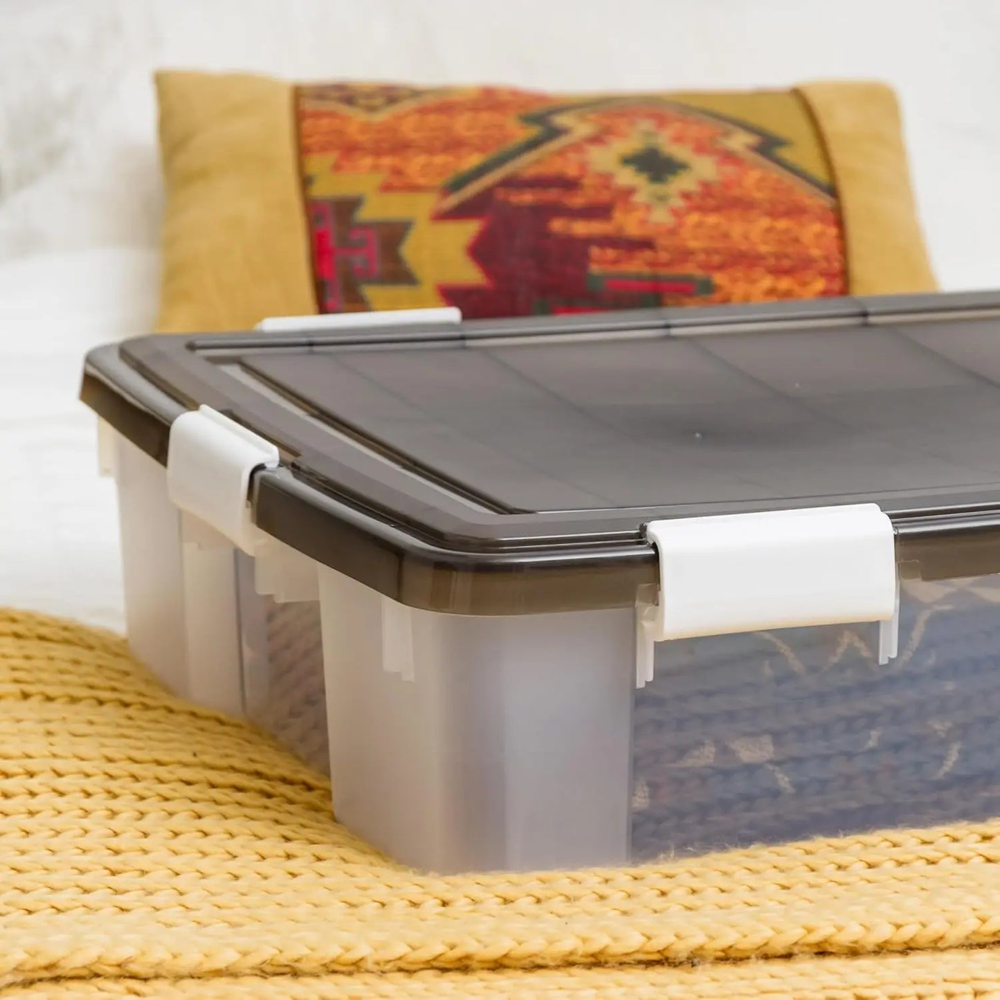 Plastic Storage Bins with Lids