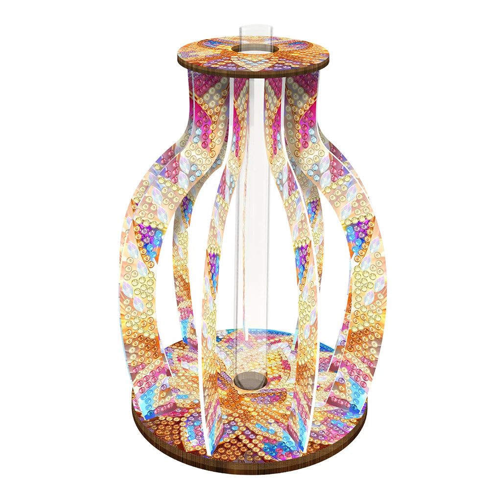 DIY 5D Diamond Art Wood Vase Kit