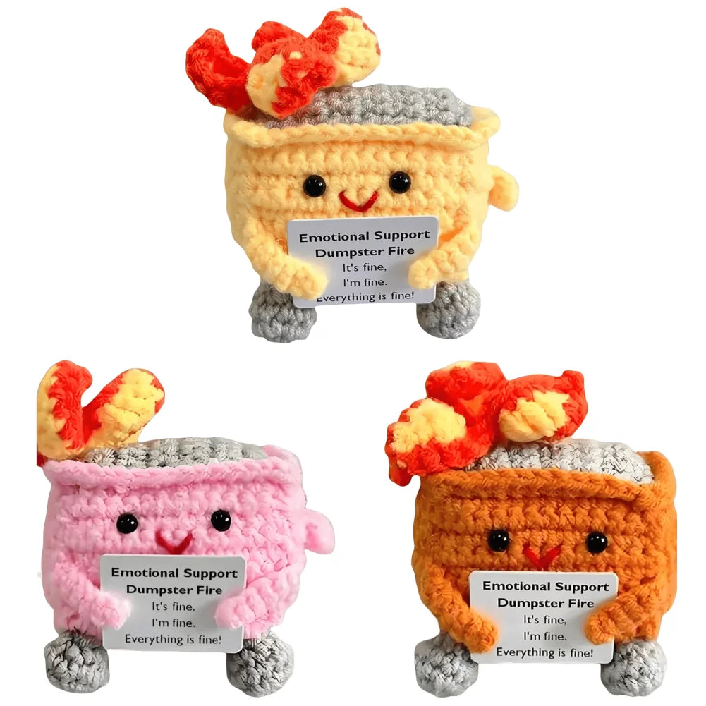 Handmade Crochet Positive Energy Mini Dolls