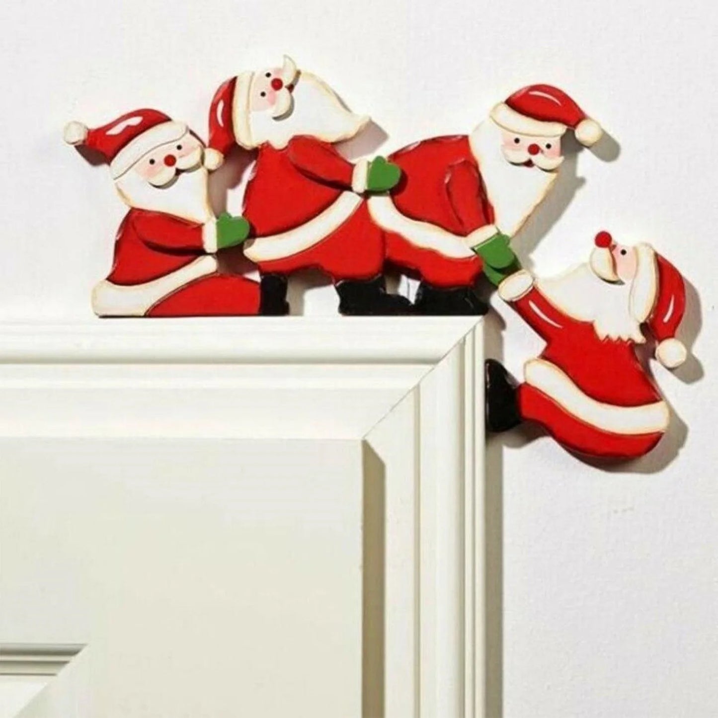 Christmas Door Frame Wood Decoration