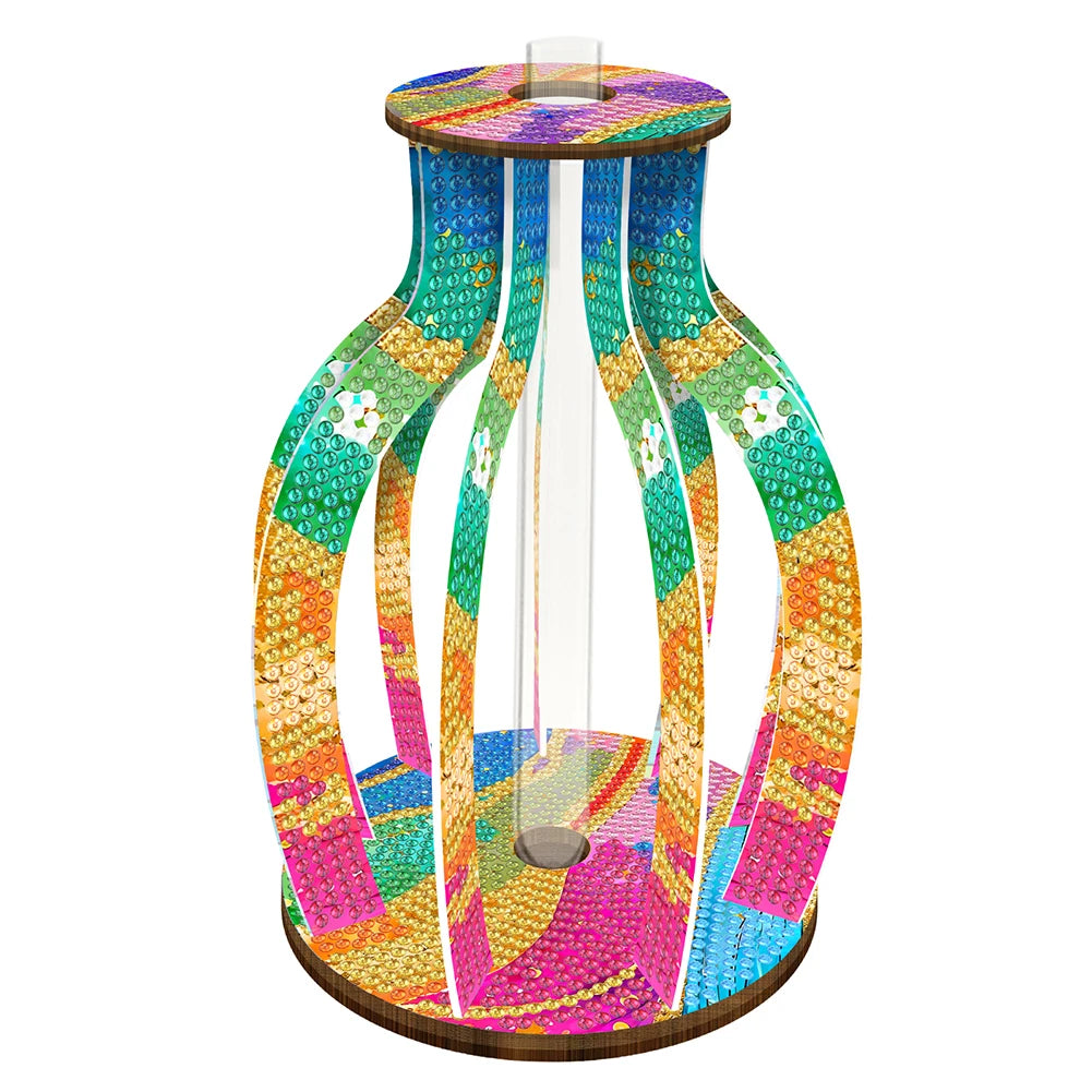 DIY 5D Diamond Art Wood Vase Kit