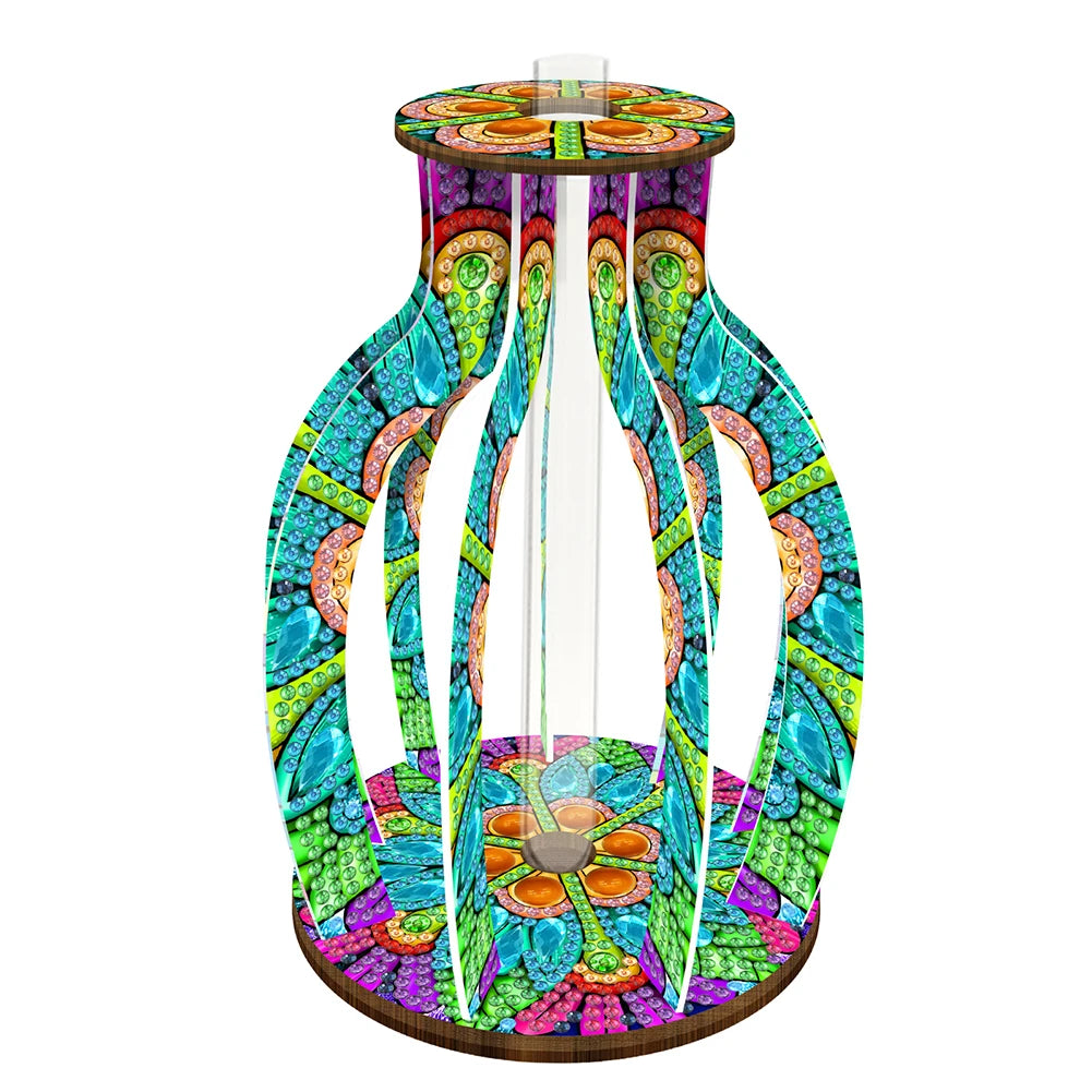 DIY 5D Diamond Art Wood Vase Kit