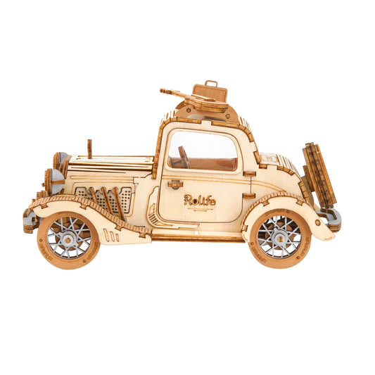 Vintage Car Model 3D Wooden Puzzle