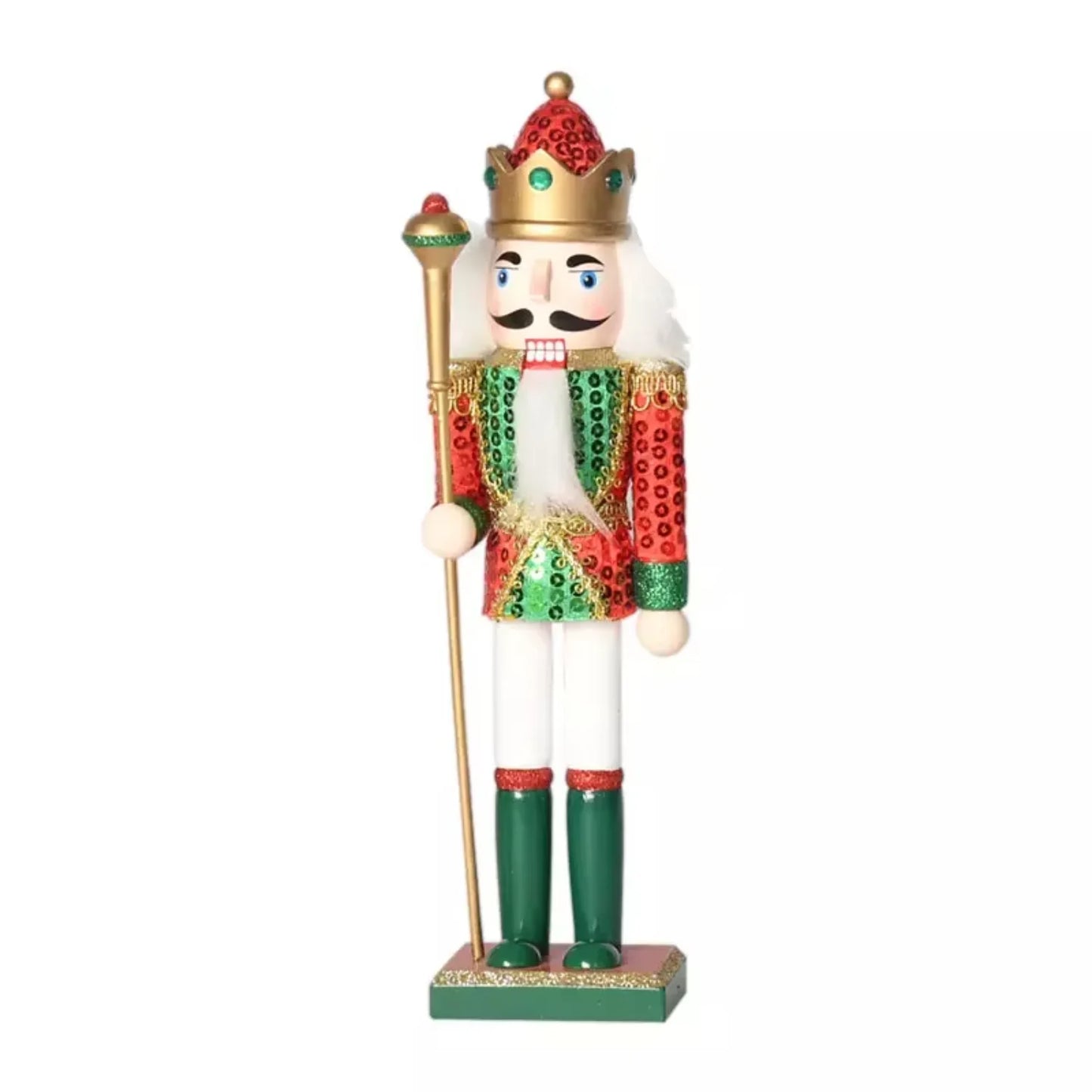 Handmade Classic 12 Inch Wooden Christmas Nutcracker