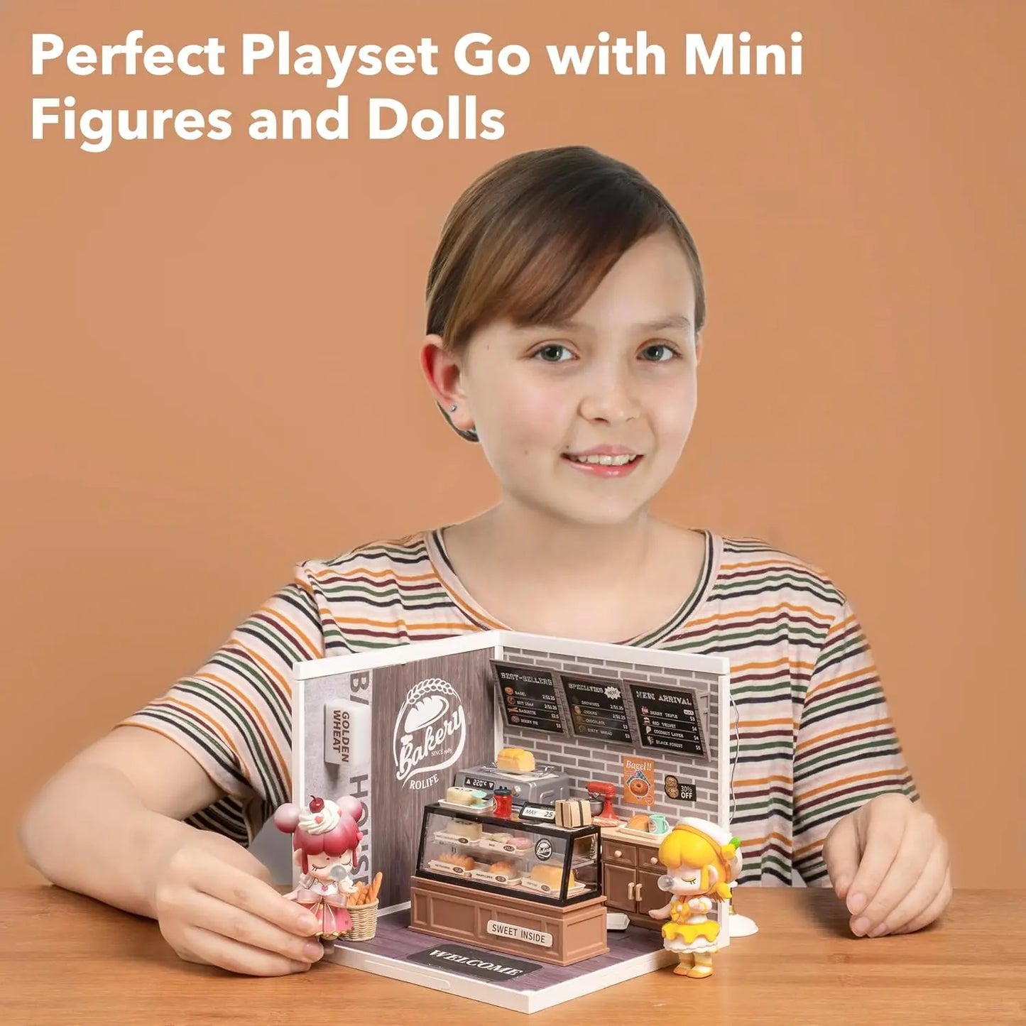 DIY Miniature Kit with Accessories w/ LED Lights