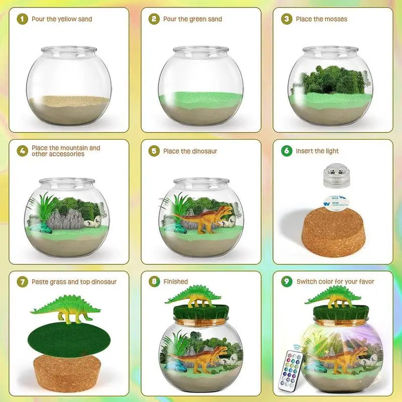 DIY Dinosaur Terrarium Kit