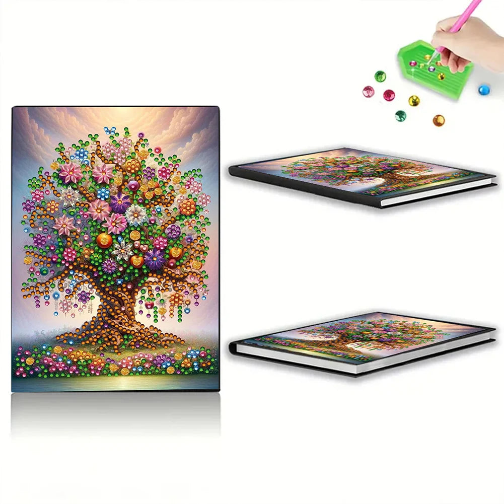 5D DIY Diamond Art Painting Notebook Kit