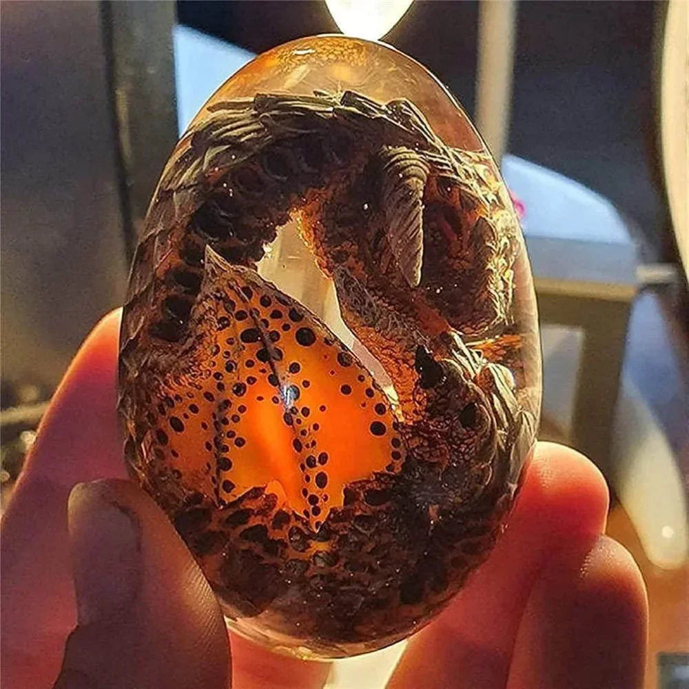 Lava Dragon Egg Crystal Resin