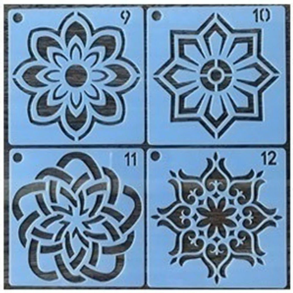 Mandala Stencils for DIY Home Decoration