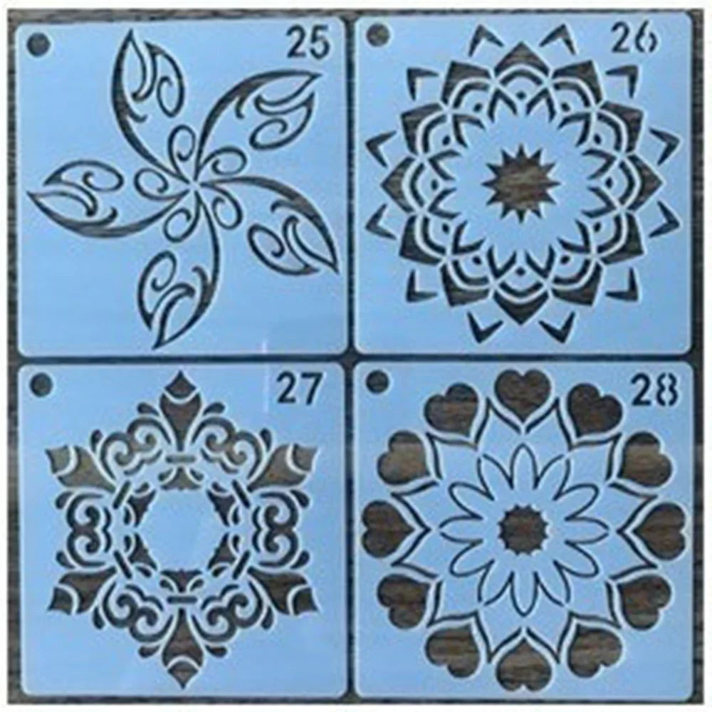 Mandala Stencils for DIY Home Decoration