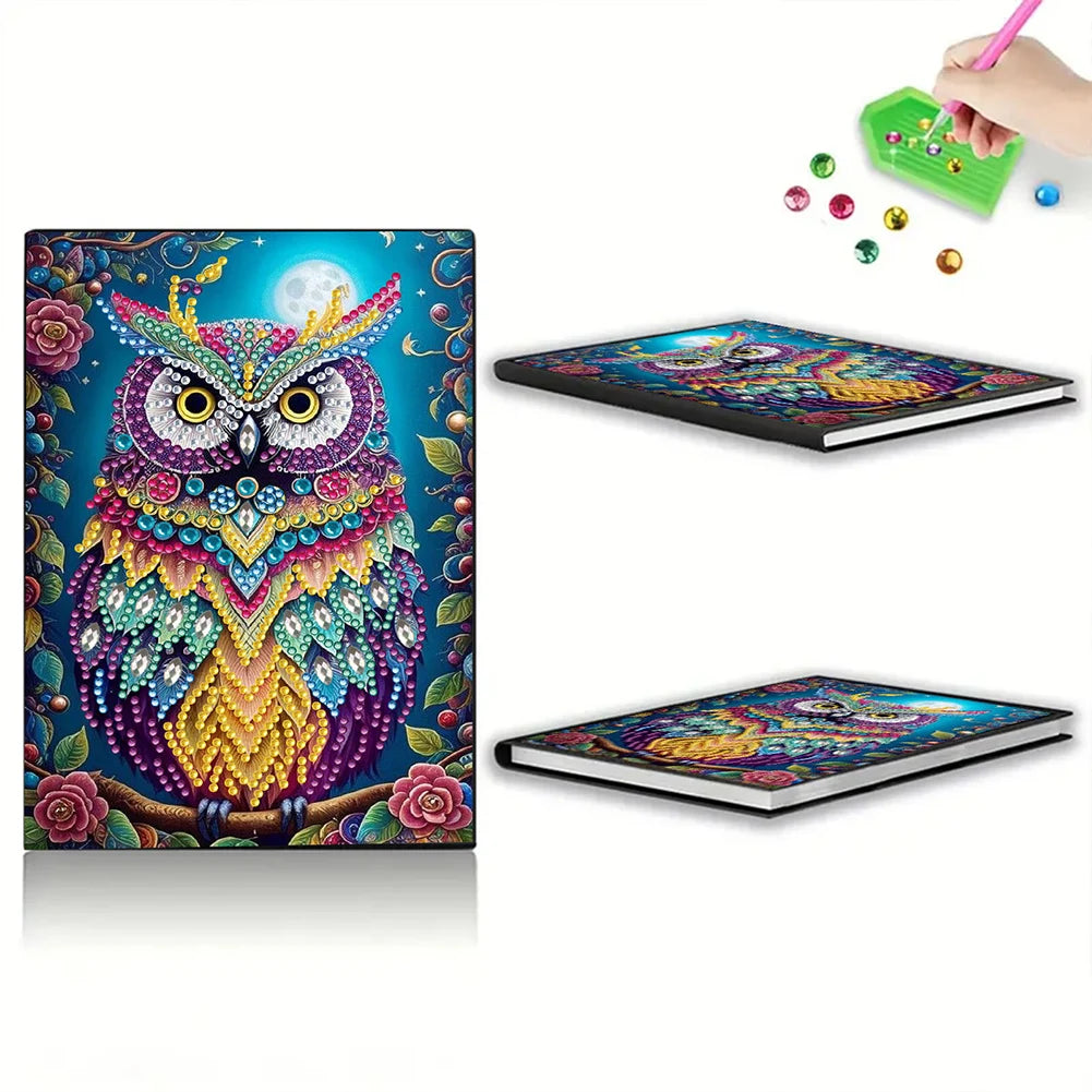 5D DIY Diamond Art Painting Notebook Kit