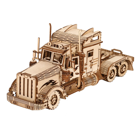 Model Truck 3D Wooden Puzzle Building Block Kit