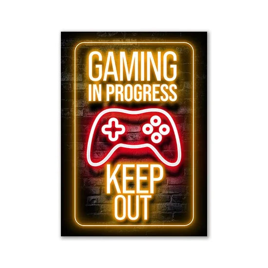 Gaming Quotes Art Posters