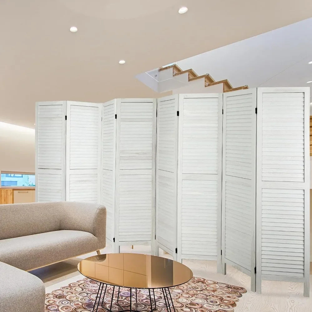 8 Panel Wood Room Divider